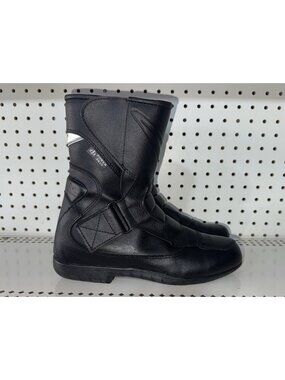 Teknic Stinger Womens Leather WP Motorcycle Riding Boots Size EU 40 US 6.5 Black
